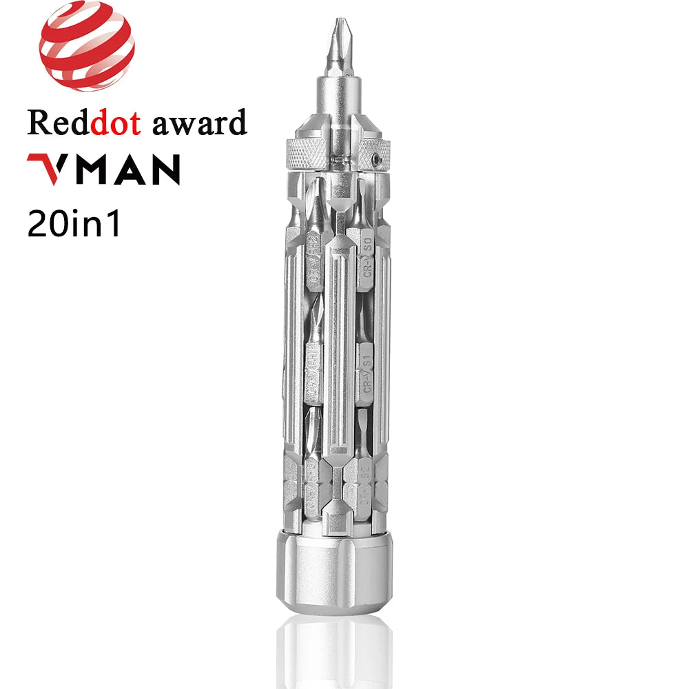 Precision Multi-Function Screwdriver Set Magnetic Phillips Torx Drill Bit with Power Settings for Outdoor Home Daily Repair