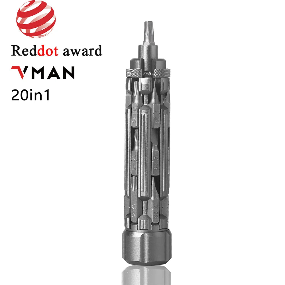 Precision Multi-Function Screwdriver Set Magnetic Phillips Torx Drill Bit with Power Settings for Outdoor Home Daily Repair