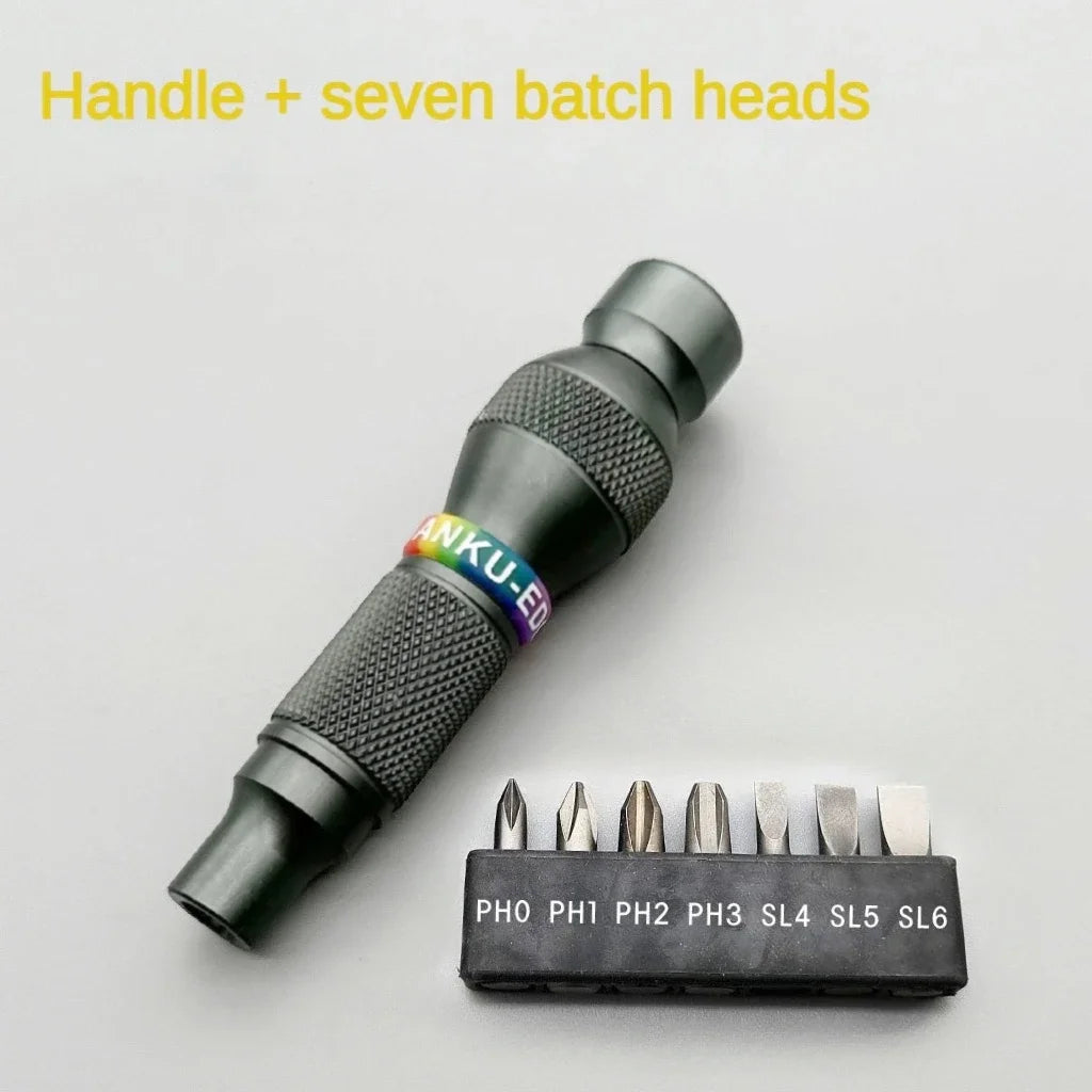 Professional Precision Screwdrivers Edc Torque Precise Ratchet Aluminum Handle Mini Electrician Tool Repair Kit Screw Driver Set