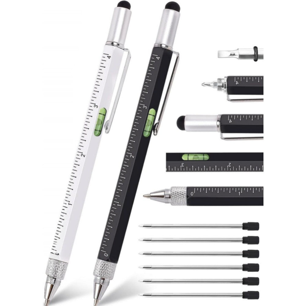 2 Pcs Multi Tool Pen, Stocking Stuffers for Men, Cool Gadgets, Gifts for Her