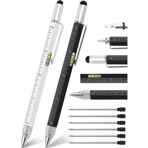 2 Pcs Multi Tool Pen, Stocking Stuffers for Men, Cool Gadgets, Gifts for Her